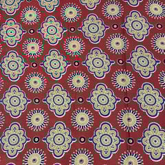 Multi Colour Muslin Printed Fabric