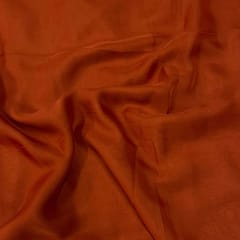 Dark Orange Colour Flat Chiffon Fabric (N403)