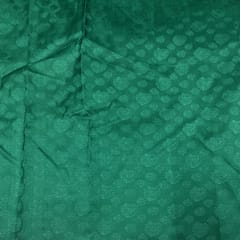 Green Colour Pure Tanschui Silk Fabric