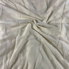 Cream Colour Georgette Fabric (N136L)