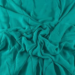 Rama Green Colour Georgette Fabric (N94)