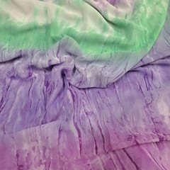 Multi Colour Georgette Crepe Printed Fabric