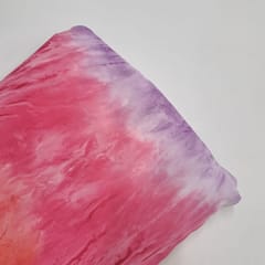 Multi Colour Georgette Crepe Printed Fabric