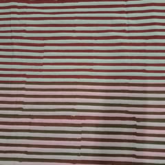 Maroon Colour Cambric Cotton Printed Fabric