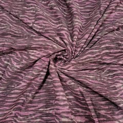 Lilac Colour Cambric Cotton Kantha Printed Fabric
