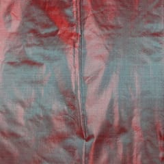 Maroon and Grey Colour Two Tone Pure Silk Fabric
