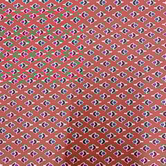 Black Colour Cotton Cambric Printed Fabric