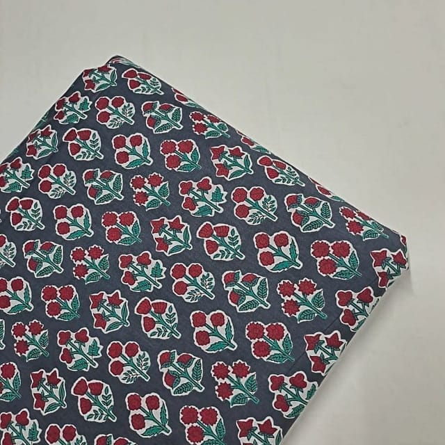 Multi Colour Cotton Cambric Printed Fabric