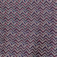 Navy Blue Colour Cotton Cambric Printed Fabric