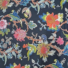 Multi Colour Cotton Flex Discharge Printed Fabric