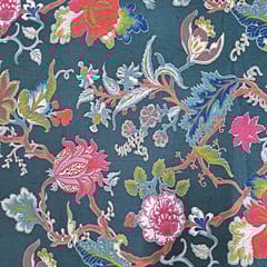 Multi Colour Cotton Flex Discharge Printed Fabric
