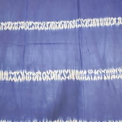 Royal Blue Colour Cotton Cambric Shibori Printed Fabric