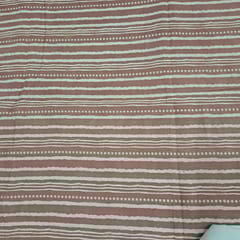 Onion Pink Colour Cambric Cotton Dabu Printed Fabric