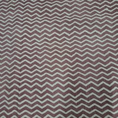 Onion Pink Colour Cambric Cotton Bagru Printed Fabric