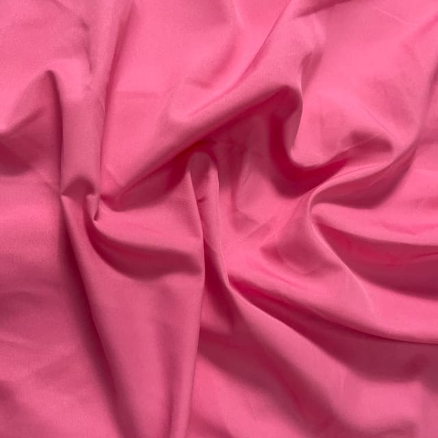 Onion Pink Colour Dyed Poly Crepe Fabric (N193)