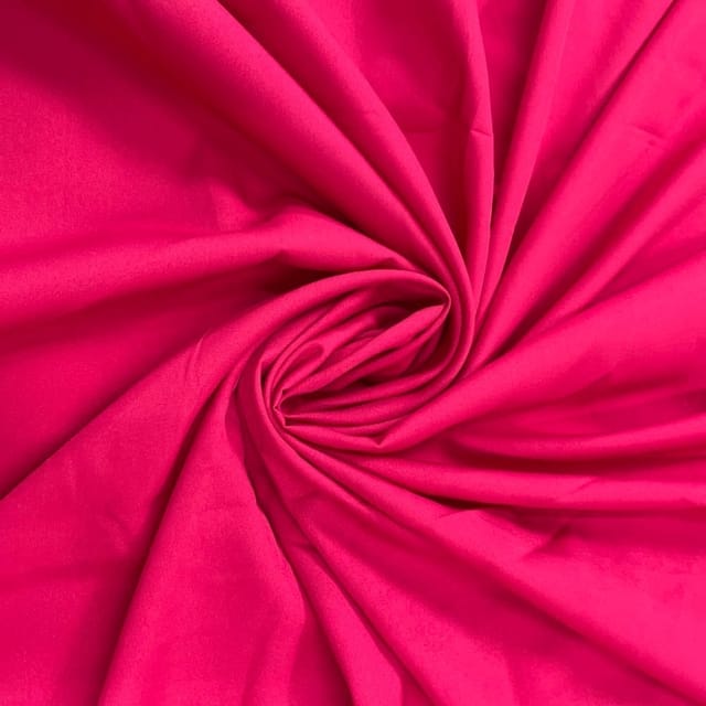 Magenta Colour Dyed Poly Crepe Fabric (N23)