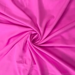 Fuscia Pink Colour Dyed Poly Crepe Fabric (N44)