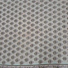 Light Peach Colour Cotton Cambric Printed Fabric