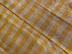 Gold Stripes Pure Tissue Fabric