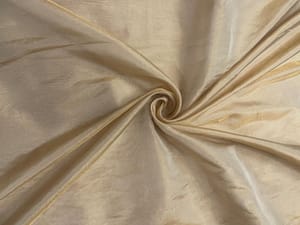 Light Golden Colour Plain Pure Tissue Fabric