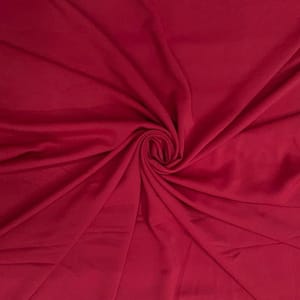 Maroon Colour Luxury Georgette Lyrca Fabric (N27)