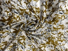 MultiColour Floral Printed Satin Fabric