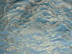 Steel Blue Colour Abstract Luxury Jacquard Fabric