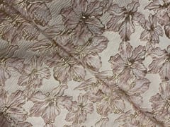 Light Peach Colour Floral Luxury Jacquard Fabric