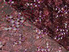 MultiColour Colour Floral Embroiderd Net Fabric