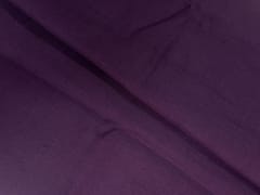 Dark Purple Plain Pure Linen Fabric - 60 Lea