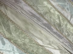 MultiColour Stripes Tissue Embroiderd Fabric
