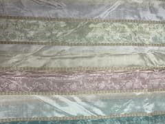MultiColour Stripes Tissue Embroiderd Fabric