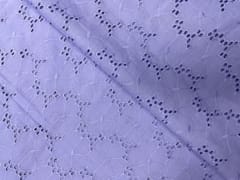 Light Purple Floral Hakoba Chikan Cotton Fabric