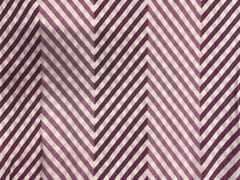 Light Purple White Chevron Cotton Fabric