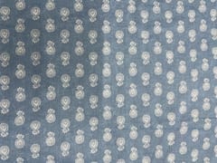 Greysblue Abstract Semilon Cotton Fabric