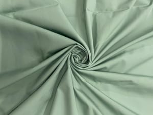 Pista Green Plain Dyed Poplin N703 Fabric