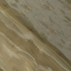 Dyeable Tissue Upada Embroidered Fabric (1.25Meter Piece)