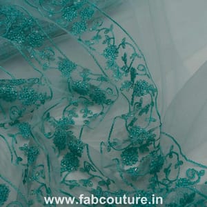 Net Embroidered Fabric (2.90Meter Piece)