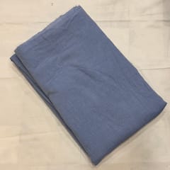 Sky Blue Colour Cotton Chambrey Stripes Fabric