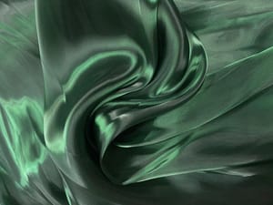 Bottle Green Plain Fish Net Fabric