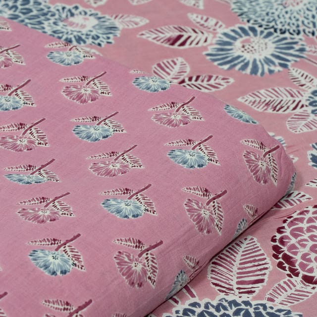 Move Color Cambric Cotton Printed Fabric Set (5 Mtr.)