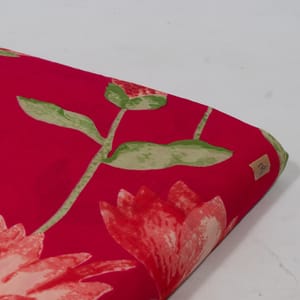 Majenta Color Cambric Cotton Printed Fabric