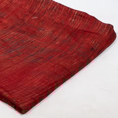 Maroon Color Modal Satin Printed Fabric