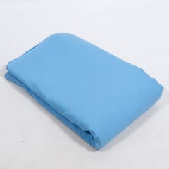 Sky Blue Color Cotton Flex Fabric