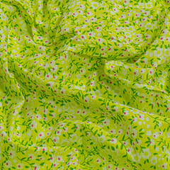 Neon Colour Cotton Cambric Printed Fabric (1.60Meter Piece)