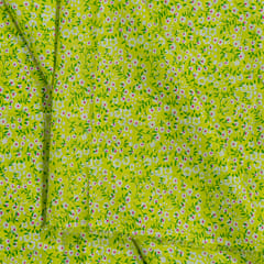 Neon Colour Cotton Cambric Printed Fabric (1.60Meter Piece)
