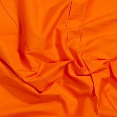 Orange Color Dyed 60's Poplin Fabric