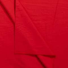 Red Color Dyed 60's Poplin Fabric