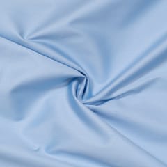 Sky Blue Color Zara Cotton Silk Fabric