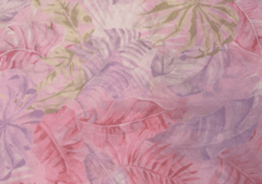 Multicolour Georgette Floral Fabric